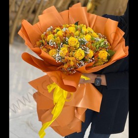 تصویر دسته گل روژا 