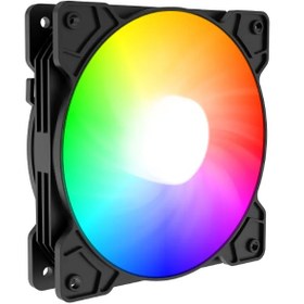 تصویر فن کیس نیترو مدل 12*12 RGB 