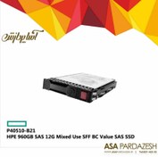تصویر هارد SSD SAS سرور HPE 960GB SAS 12G Mixed Use SFF BC Value SAS Multi Vendor SSD P40510-B21 