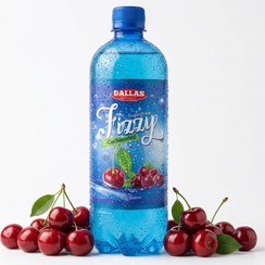 تصویر نوشابه گازدار (بدون قند) با طعم گیلاس دالاس فیزی 500 میل Dallas Fizzy Cherry Flavored Carbonated Drink (Sugar-Free) 500 ml