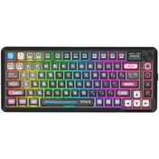 تصویر کیبورد بی سیم گیمینگ ردراگون مدل FLEKACT K708 MC PRO RGB 