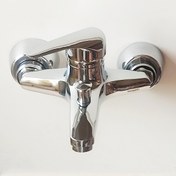 تصویر شیر حمام اسناپل مدل اسپانیایی - سفیدکروم Snapple Spanish bath tap
