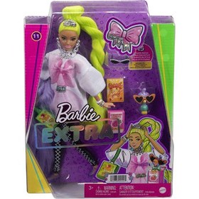 تصویر عروسک باربی مدل Mattel Barbie Extra Neon Hair Doll - زمان ارسال 15 تا 20 روز کاری 