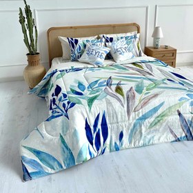 تصویر سرویس خواب هرمدر مدل Ocean blue Hermodr Bedding set