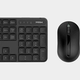 تصویر کیبورد و ماوس شیائومی بی سیم MiiiW _ MWWC01 Xiaomi MIIIW MWWC01 wireless Keyboard Mouse Set