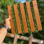 تصویر تایل چمن و چوب ترموود 