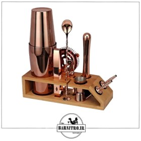 تصویر ست بار سرد رزگلد ۱۰ تکه 