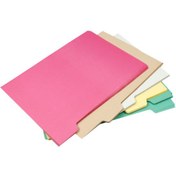 تصویر دیوایدر مقوایی سایز A4 بسته 100 عددی پنج رنگ 