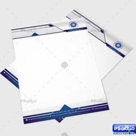 تصویر سربرگ رنگی شرکت بازرگانی 