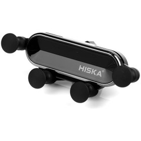 تصویر پایه نگهدارنده گوشی موبایل و تبلت هیسکا مدل HK-2109 hiska MINI CAR BRACKET HK-2109