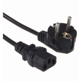 تصویر کابل پاور برق کامپیوتری 1.8متری تمام مس درجه یک 