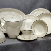 تصویر سرویس غذاخوری چینی توس ۱۲ نفره ۹۰ پارچه الیزابت 