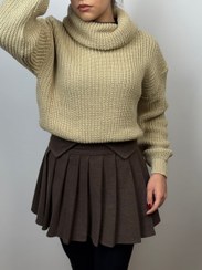 تصویر دامن پلیسه فوتر 