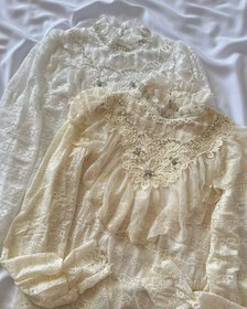 تصویر شومیز گیپور مجلسی 10122 