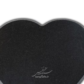 تصویر سنگ قبر طرح قلب 