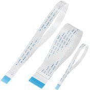 تصویر کابل ریبون FFC فلت 12 پین 0.5mm طول 10cm - مستقیم (اورجینال) 