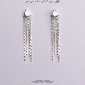 تصویر گوشواره نقره E0228 