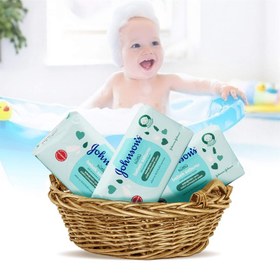 تصویر صابون آنتی باکتریال پروتئین شیر جانسون Johnson baby wet wipe code:211151