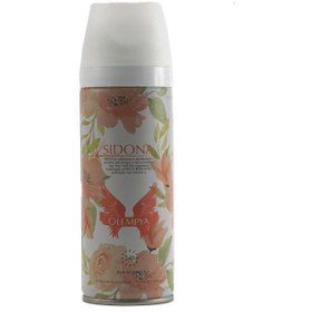 تصویر اسپری دئودورانت بدن زنانه مدل Olempya حجم 200میل سیدونا Sidona Olempya Deodorant Body Spray For Women 200ml