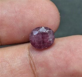 تصویر نگین یاقوت سرخ معدنی کد841 