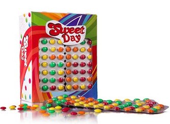 تصویر اسمارتیز ورقه ای sweet day 