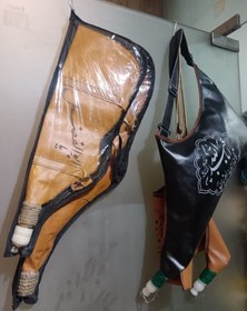 تصویر مشک آب چرم طبیعی اعلا 