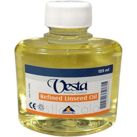 تصویر روغن بزرک وستا مدل refined linsed oil حجم 125میلی لیتری 