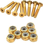 تصویر پیچ و مهره اسکیت برد آلن طلایی 