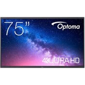 تصویر نمایشگر لمسی 75 اینچی اپتما Optoma 5753RK 