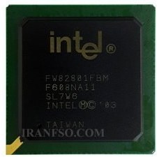 تصویر چیپ جنوبی لپ تاپ Intel FW82801 FBM-SL7W6 