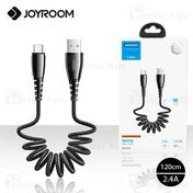 تصویر کابل Type C جویروم Joyroom S-M391 Walker Spring Cable 2.4A طراحی تلفنی 