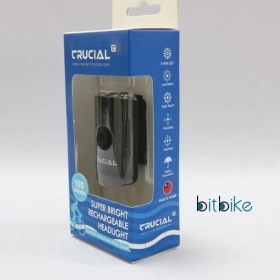 تصویر چراغ جلو شارژی برند crucial crucial rechargeable headlight