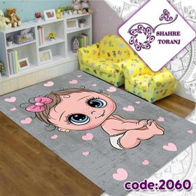 تصویر روفرشی کشدار طرح کودک کد 2060 