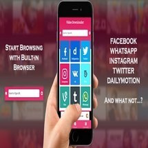 تصویر اپلیکیشن اندروید Video Downloader with Browser – ویدیو دانلودر 
