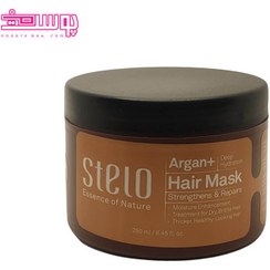 تصویر ماسک مو آرگان استلو مناسب داخل حمام stelo argan plus hair mask 250ml