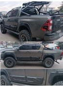 تصویر کیت بدنه رکاب بغل تویوتا هایلوکس از پلاستیک ABS 