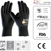 تصویر دستکش ایمنی اپتی فلکس مدل 0680 Optimate ا Optiflex safety gloves model 0680 Optimate Optiflex safety gloves model 0680 Optimate