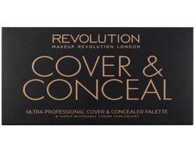 تصویر پالت کانتور کرمی لایت تو مدیوم رولوشن ا Revolution Contour & Concealer Palette Revolution Contour & Concealer Palette