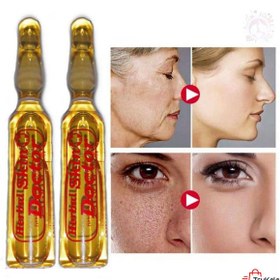 تصویر پک ویال روشن و سفید کننده صورت دکتر اسکین (بسته 10 عددی) Dr. Skin Lightening and Whitening Ampoule (10 packs)