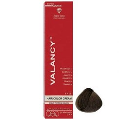 تصویر رنگ مو والانسی سری زیتونی مدل قهوه ای زیتونی روشن شماره M4 VALANCYM4Hair Color 100 ml