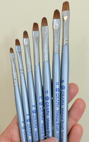 تصویر براش زبان گربه ای ۶ گراف Makeup brush