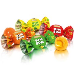 تصویر آبنبات میوه‌ای بیم بوم مغزدار روشن 500 گرمRoshen Bim Bom candy Roshen Bim Bom candy with Fruit-Berry filling