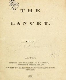 تصویر مجله Lancet 