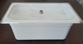 تصویر لگن بن ماری ۱/۳ عمق ۱۰ پلی کربنات مشکی 