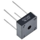 تصویر پل دیود 1000V-1A مربعی DB107 DB107