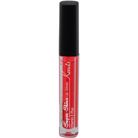 تصویر رژ لب مایع مدل Super Shine حجم 4 میلی لیتر کنویس L12 Kenvis Super Shine Lip Gloss 4 ml