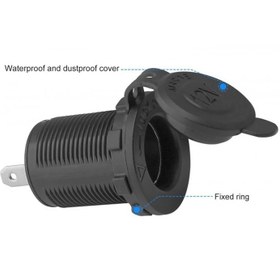 تصویر سوکت مادگی فندکی خودرو مدل پنلی 