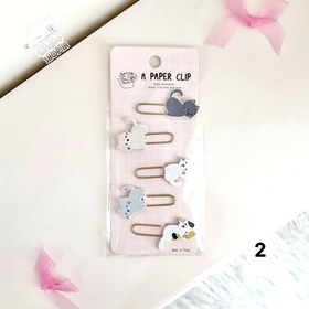 تصویر گیره کاغذ فانتزی 5 عددی 