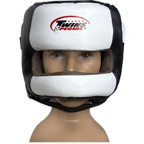 تصویر کلاه بوکس آتل دار چرم TWINS 