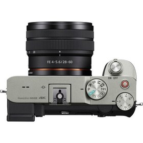 تصویر دوربین بدون آینه سونی مدل Alpha A7C (Silver) به همراه لنز FE 28-60mm f/4-5.6 Sony Alpha A7C Body